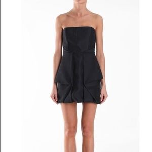Tibi Women's Black Simona Strapless Dress